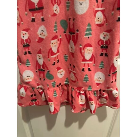 Carter's Girl Christmas Santa Clause Fleece Nightgown Size 6-7 - Picture 6 of 8
